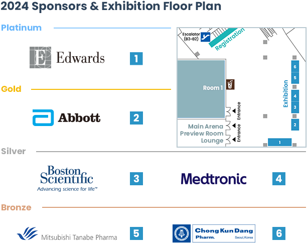 2024 Sponsors & Exhibition Floor Plan