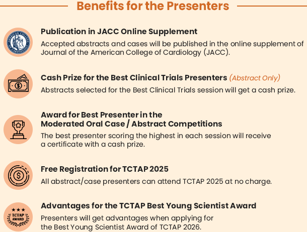 Benefits for Abstracts & Cases