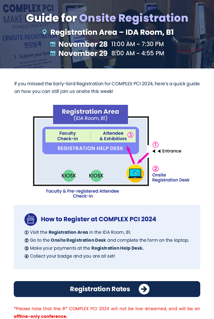 Guide for Onsite Registration