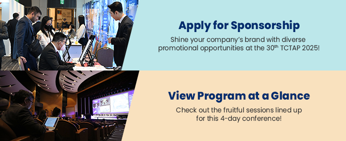 Apply for Sponsorship, View Program at a Glance Banner